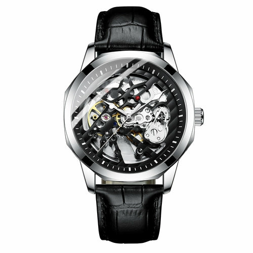Mechanical Automatic Hollow Out Famous Watch For Men