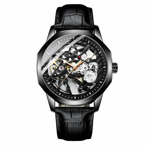 Mechanical Automatic Hollow Out Famous Watch For Men