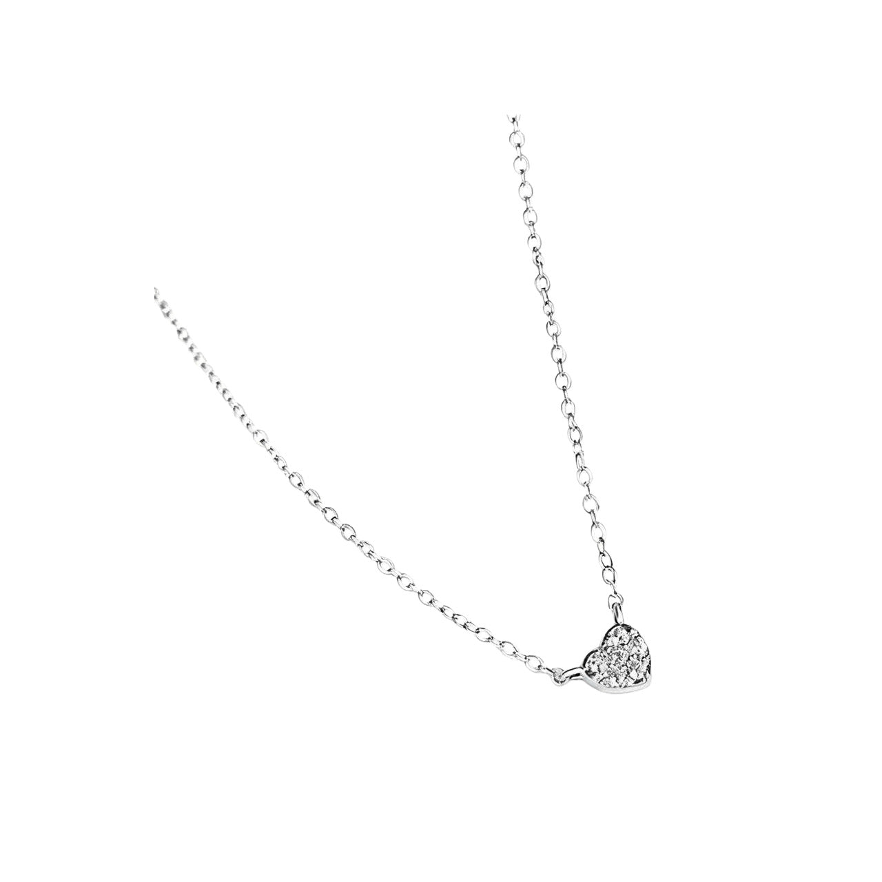 Love Necklace S925 Sterling Silver Plated 18K Gold