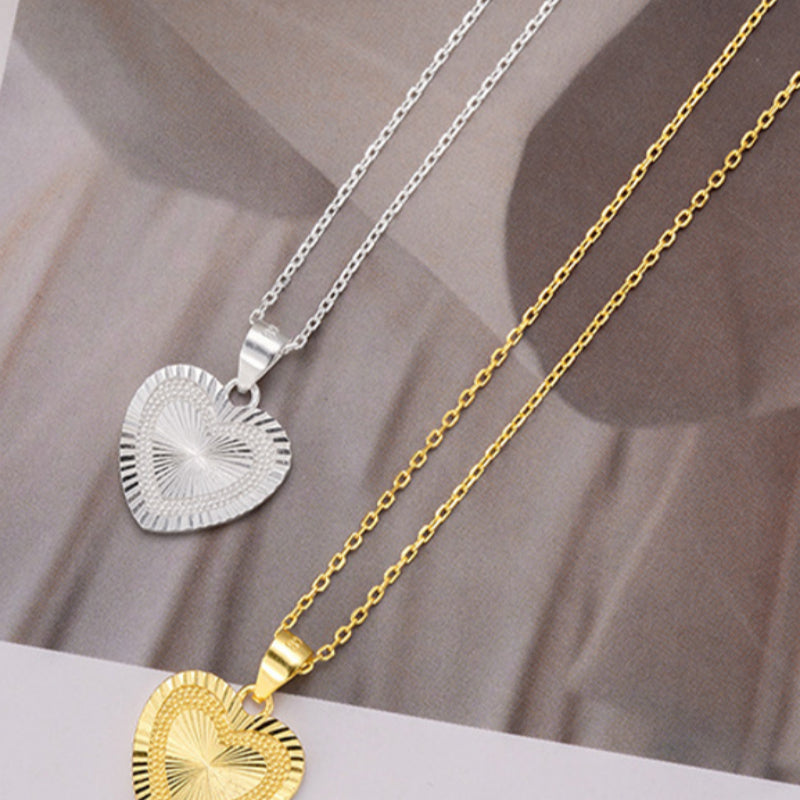 925 Sterling Silver Simple Gold-plated Simple Necklace