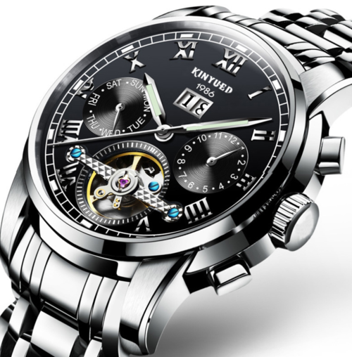 Stainless Steel Mechanical Watch For Men