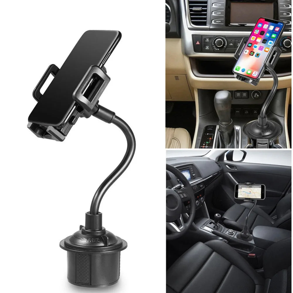 Universal Car Phone Holder for Cup Holder – 360° Rotatable