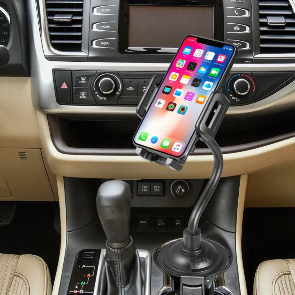 Universal Car Phone Holder for Cup Holder – 360° Rotatable