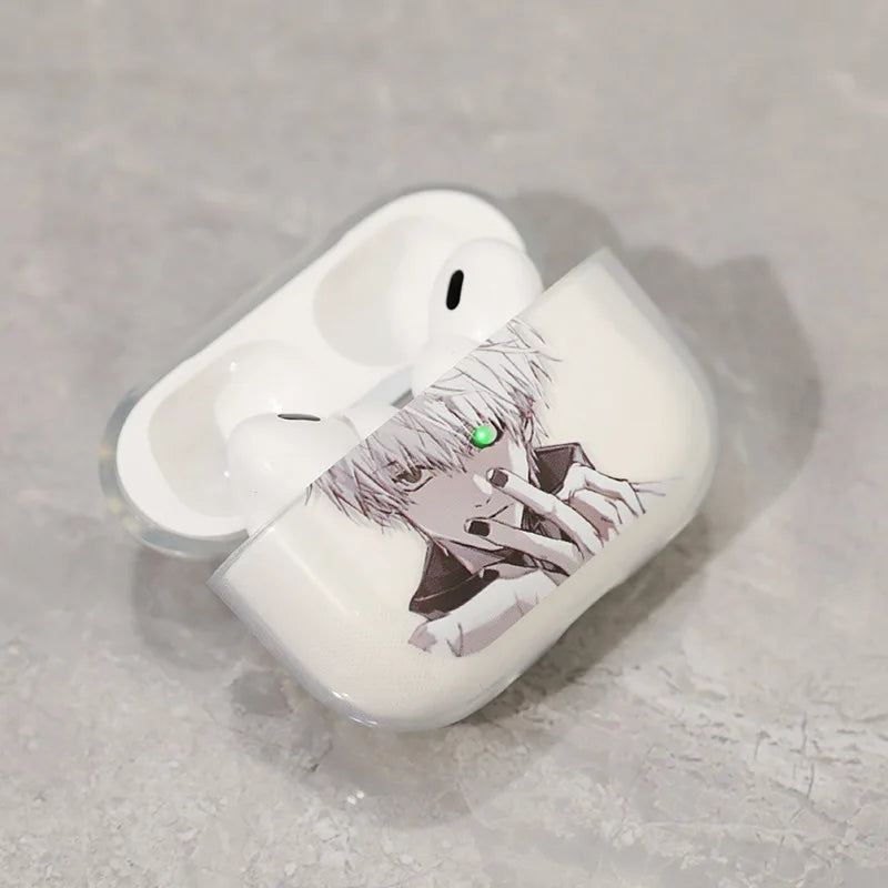 Tokyo Ghoul Ken Kaneki AirPods Case – Soft Silicone Protective Cover