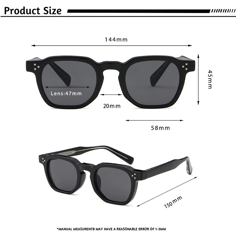 CATERSIDE New Retro Punk Sunglasses