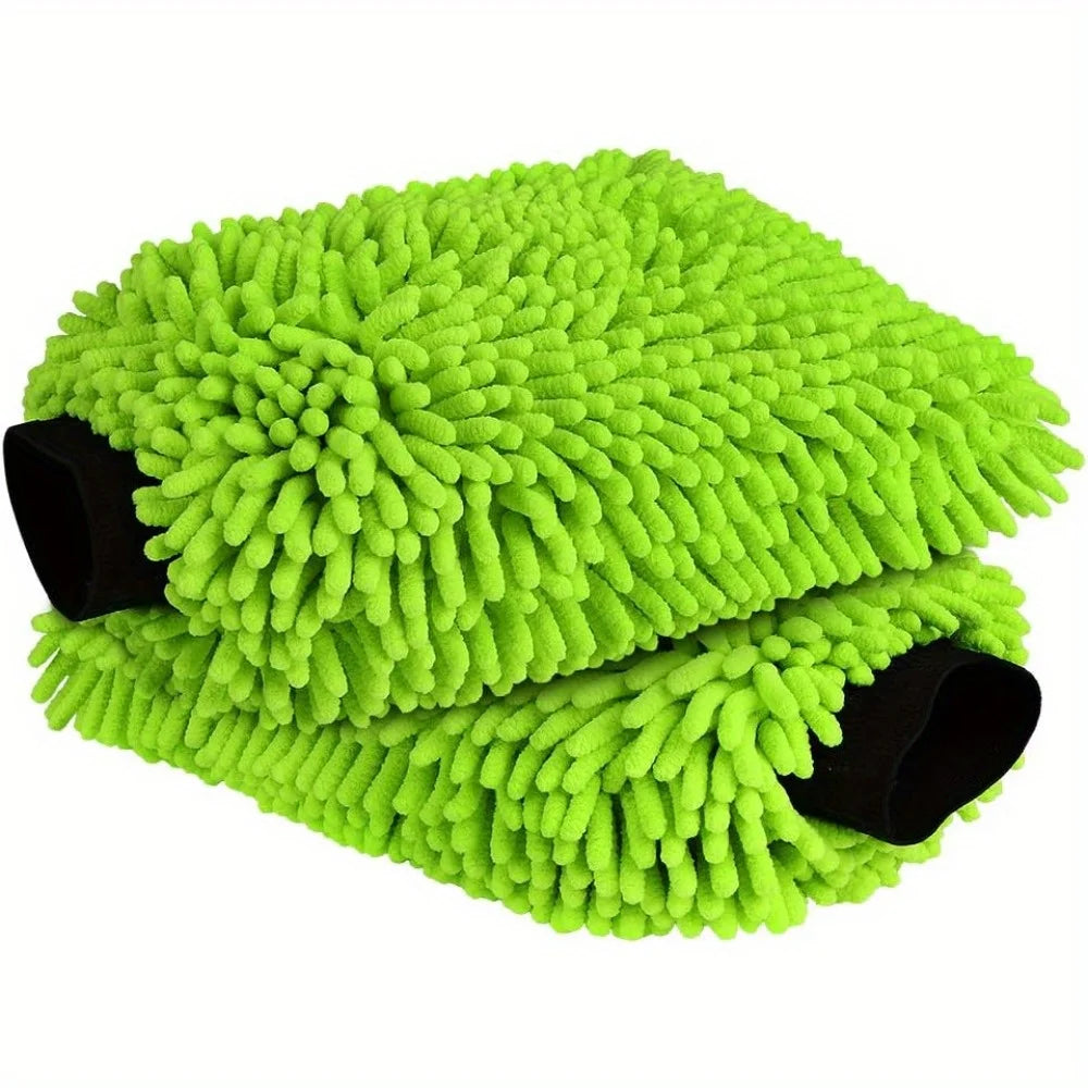 Premium Microfiber Car Wash Mitt – Scratch-Free & Lint-Free (1/2-Piece Set)