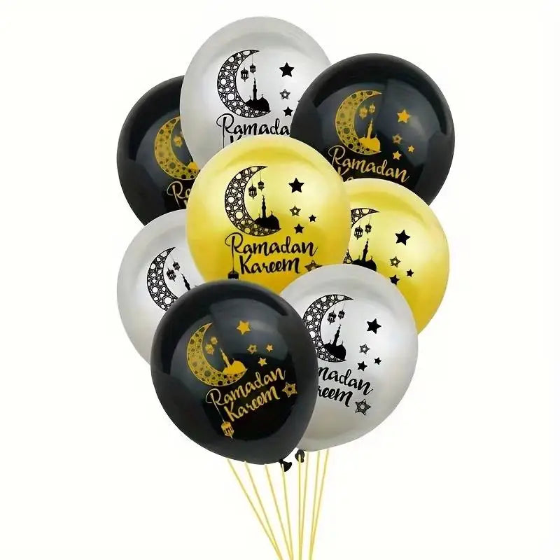 Ramadan & Eid Latex Balloon Set – 20pcs