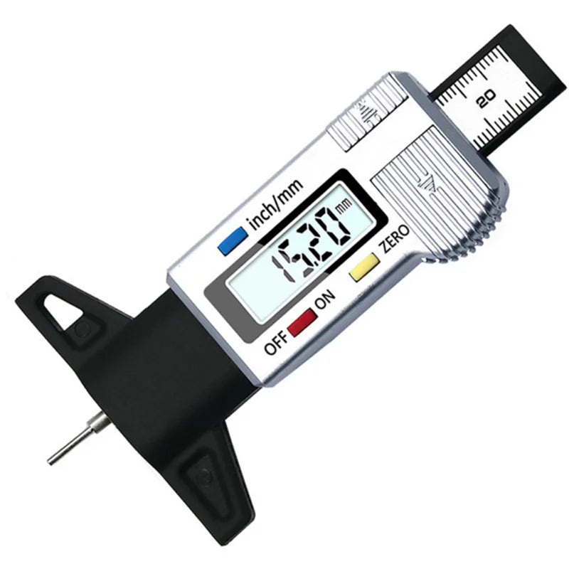 Digital Car Tyre Depth Gauge – Accurate, Safe, and Easy to Use