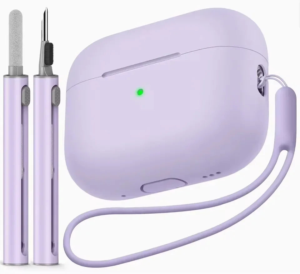 AirPods Pro 2 Silicone Case with Cleaner Pen Kit – 1st & 2nd Gen