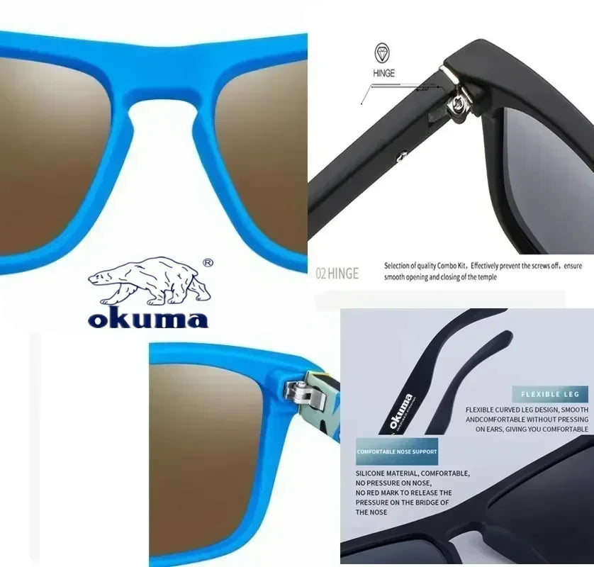 Okuma UV400 Polarized Sunglasses – Men & Women Outdoors