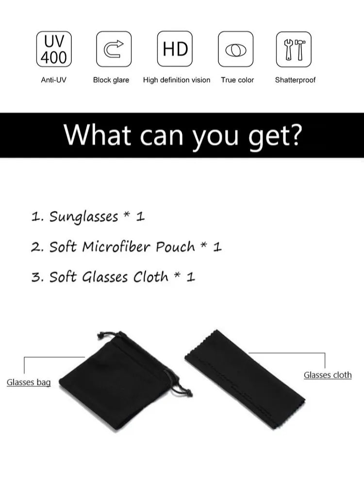 Retro Double Bridge Sunglasses – Unisex, Gradient, Square