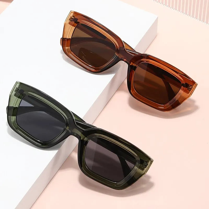 Retro Square Unisex Sunglasses – Fashion, Ins Style