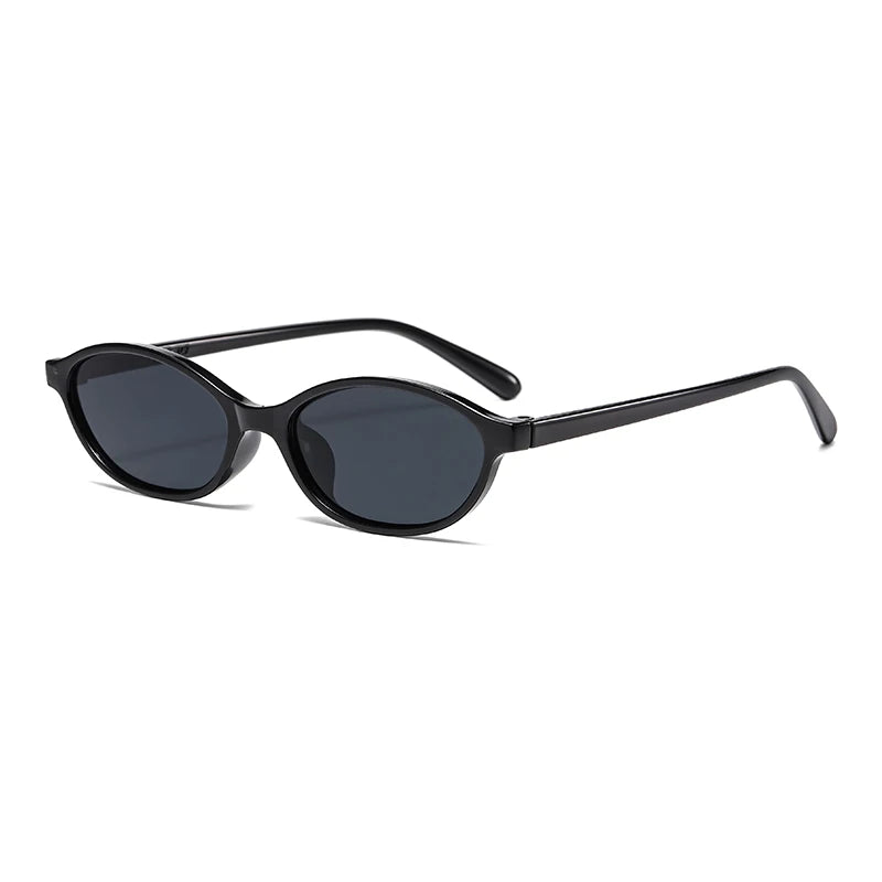 Retro Oval & Cat-Eye Sunglasses – Trendy Small Frame, Fashionable Sun Protection