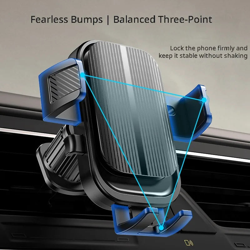 Flexible Car Phone Holder – Universal Auto-Lock Mount