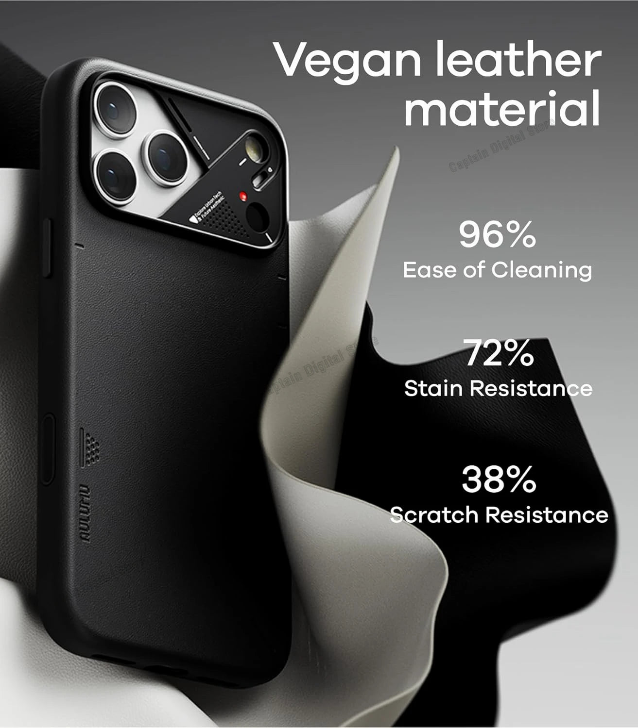 AULUMU A17 Vegan Leather iPhone Case