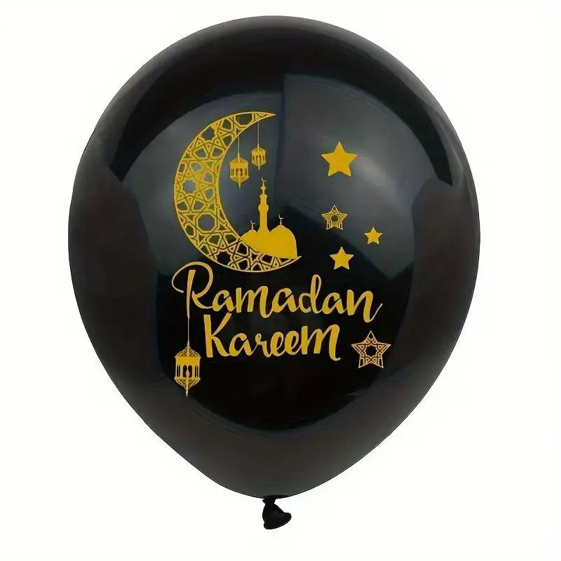 Ramadan & Eid Latex Balloon Set – 20pcs