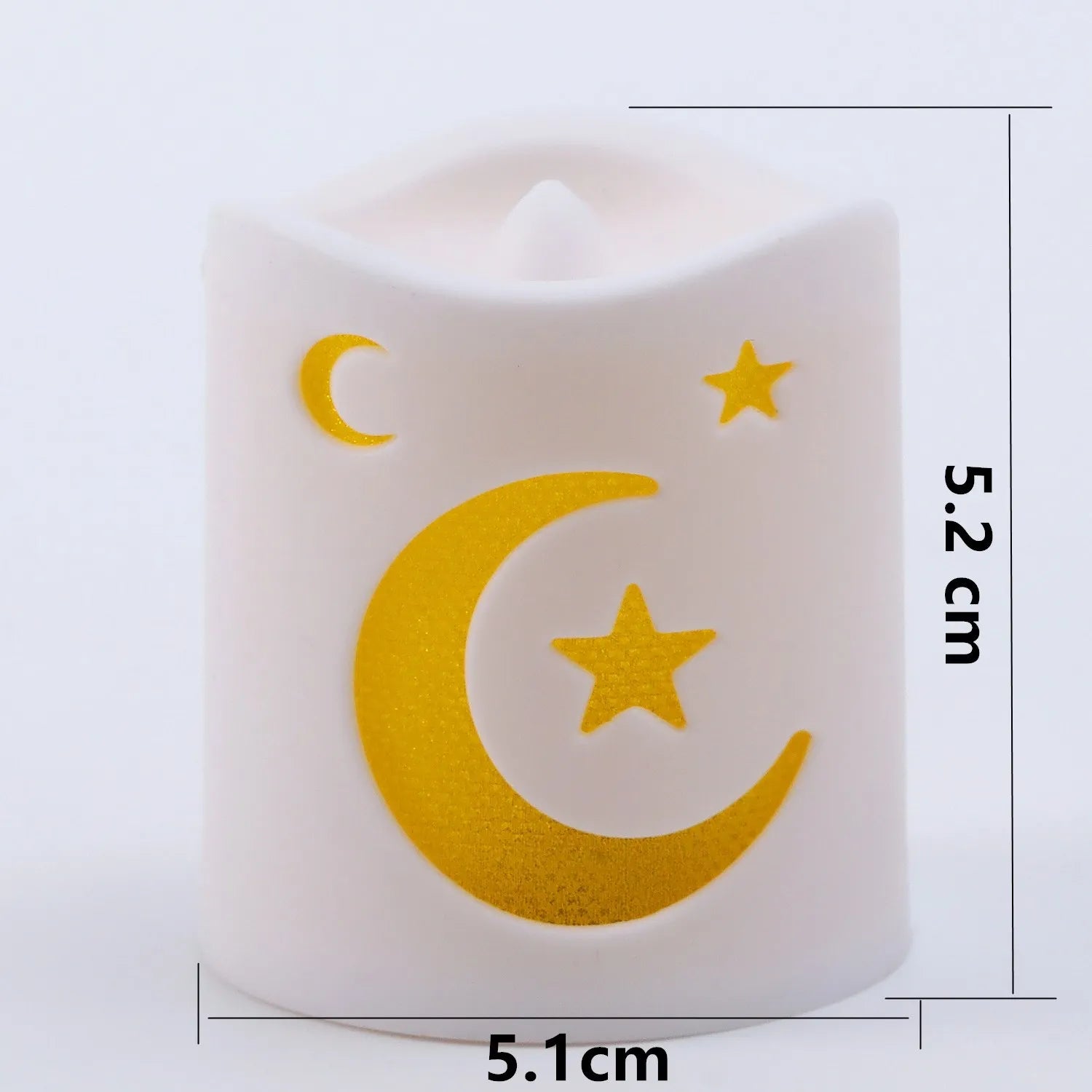 LED Ramadan Lanterns – Moon, Star & Castle, 4PCS