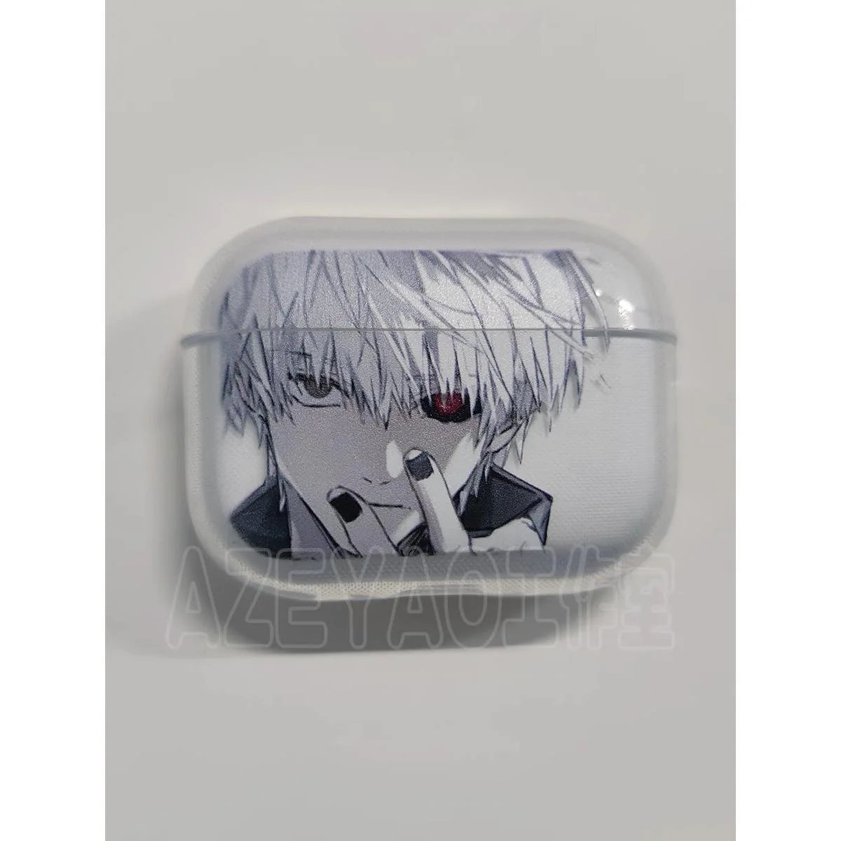 Tokyo Ghoul Ken Kaneki AirPods Case – Soft Silicone Protective Cover