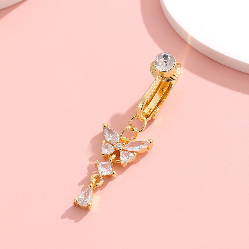 Navel Ring Fake Navel Nail Puncture Accessory