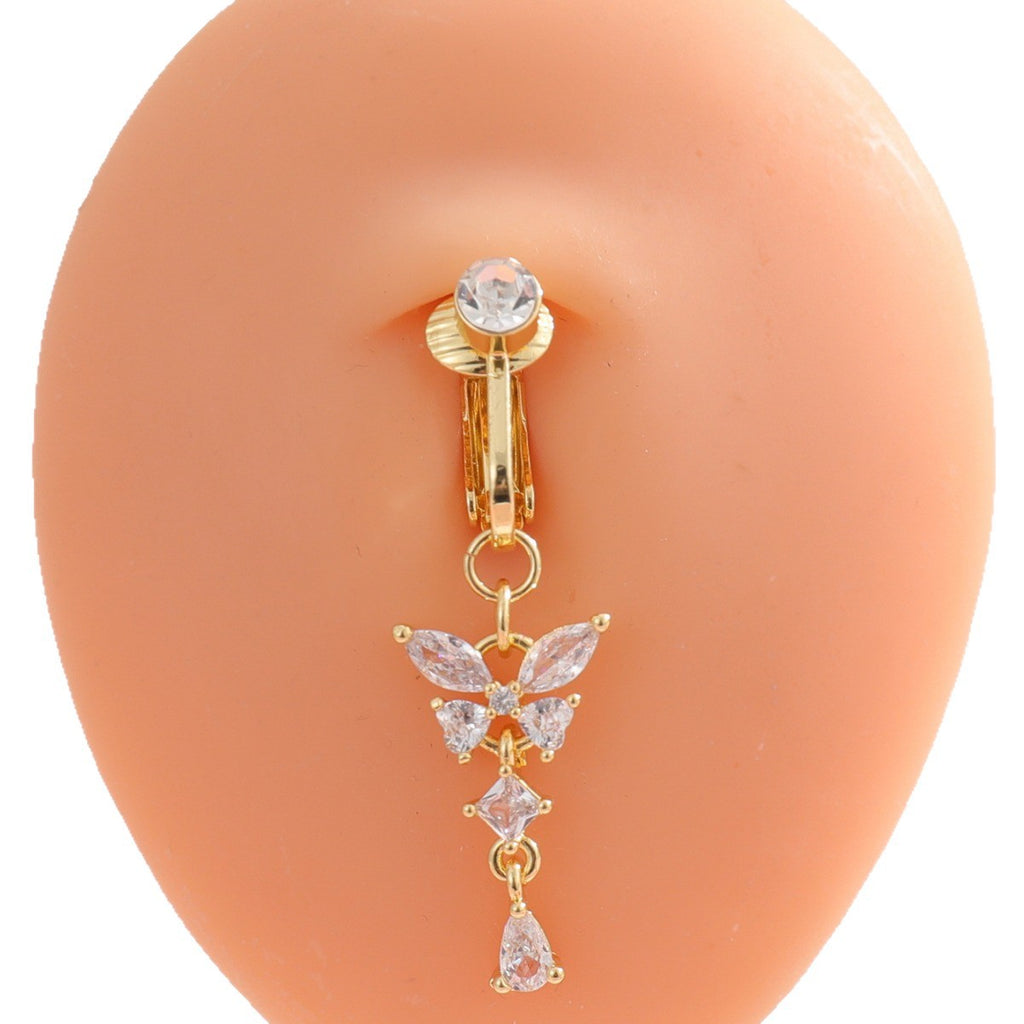 Navel Ring Fake Navel Nail Puncture Accessory