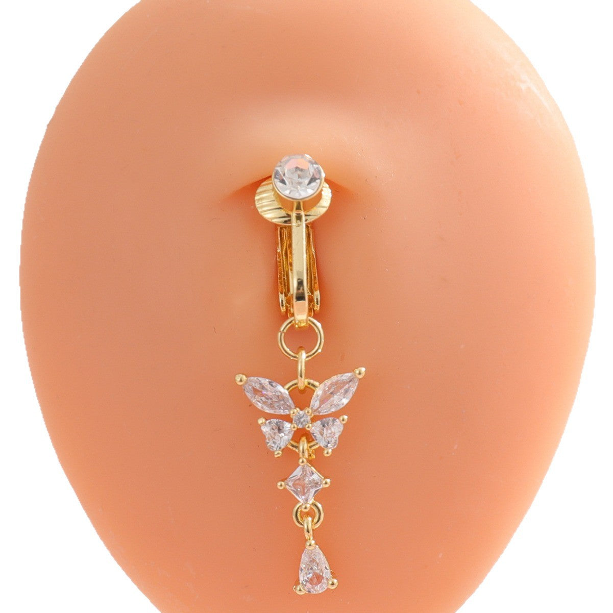 Navel Ring Fake Navel Nail Puncture Accessory