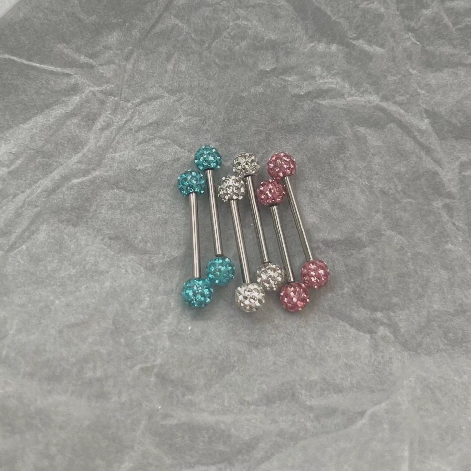 Simple All-match Tongue Nail Piercing Jewelry